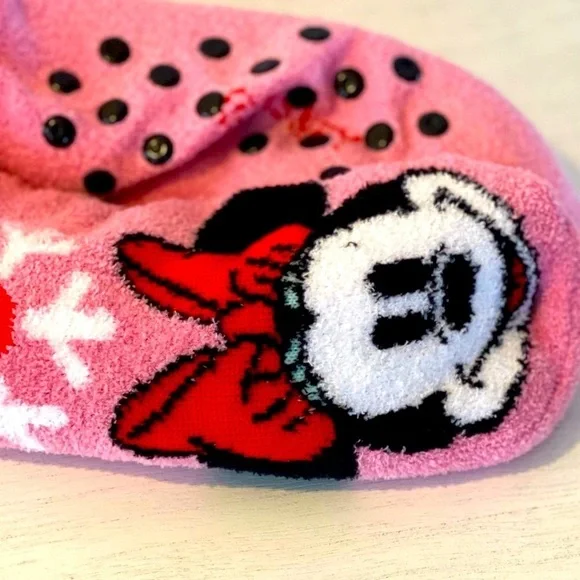 Mini Mouse Slipper Socks! NWT 💖 - Picture 3 of 5